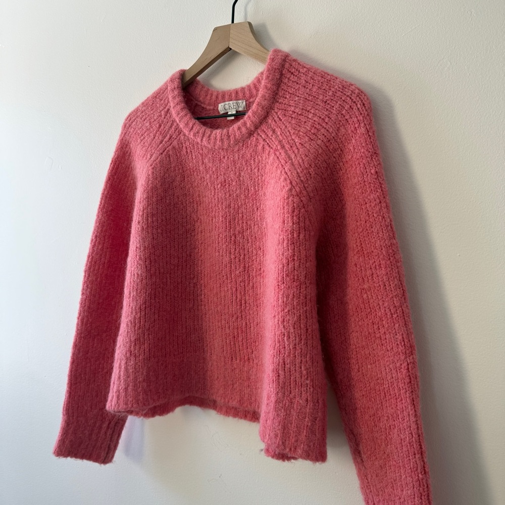 J. Crew Pink Crew Neck Sweater - Picture 3 of 8